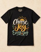 Shirt-only Choose Joy Everyday T-shirt in Black