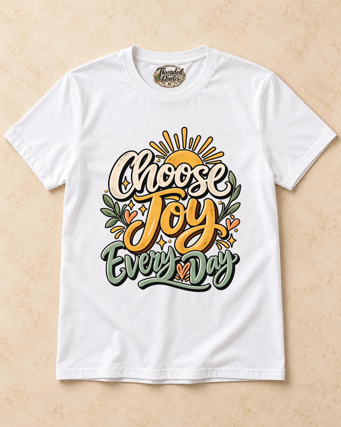 Shirt-only Choose Joy Everyday T-shirt in White