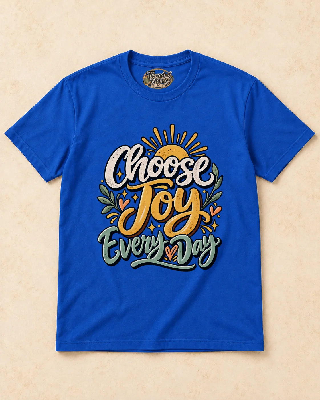 Shirt-only Choose Joy Everyday T-shirt in Royal Blue