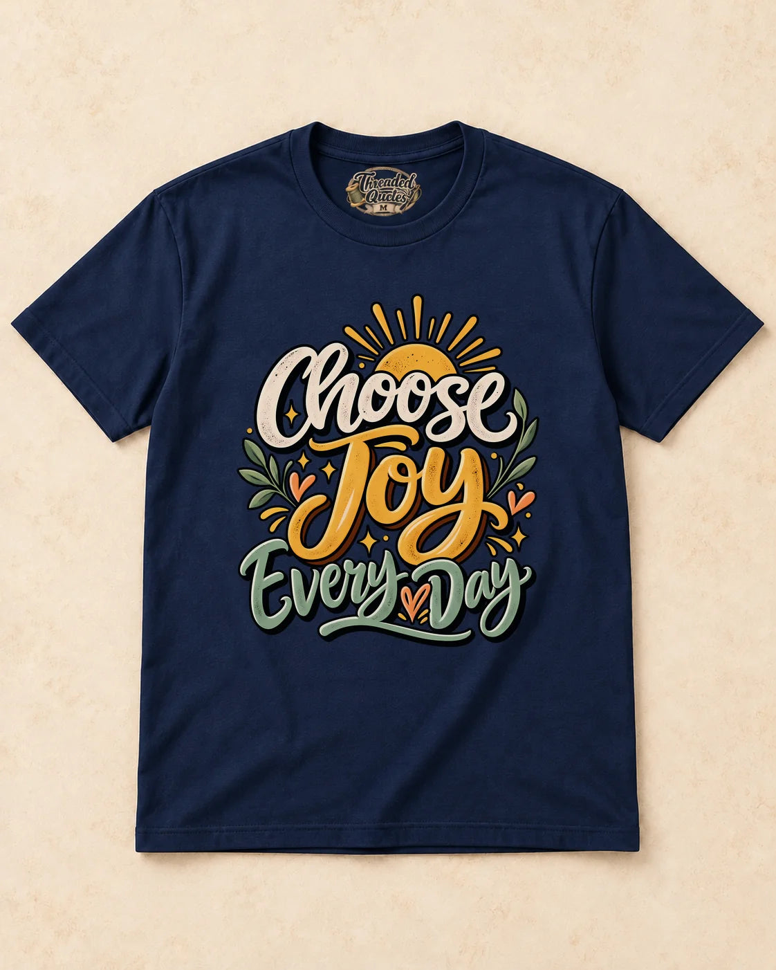 Shirt-only Choose Joy Everyday T-shirt in Navy