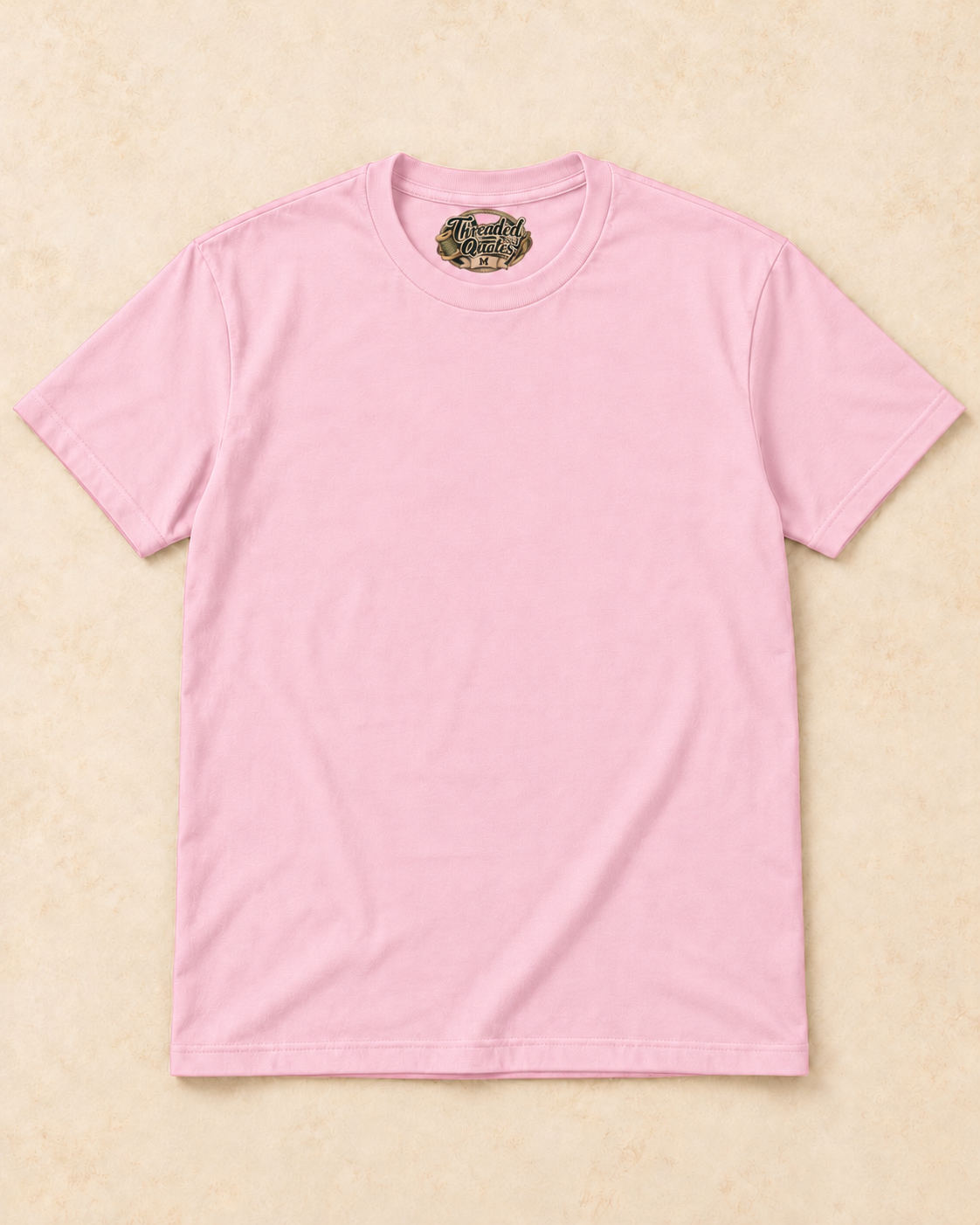 Blank Light Pink Threaded Quotes shirt for your custom design