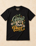 Shirt-only Grow At Your Own Pace T-shirt in Black