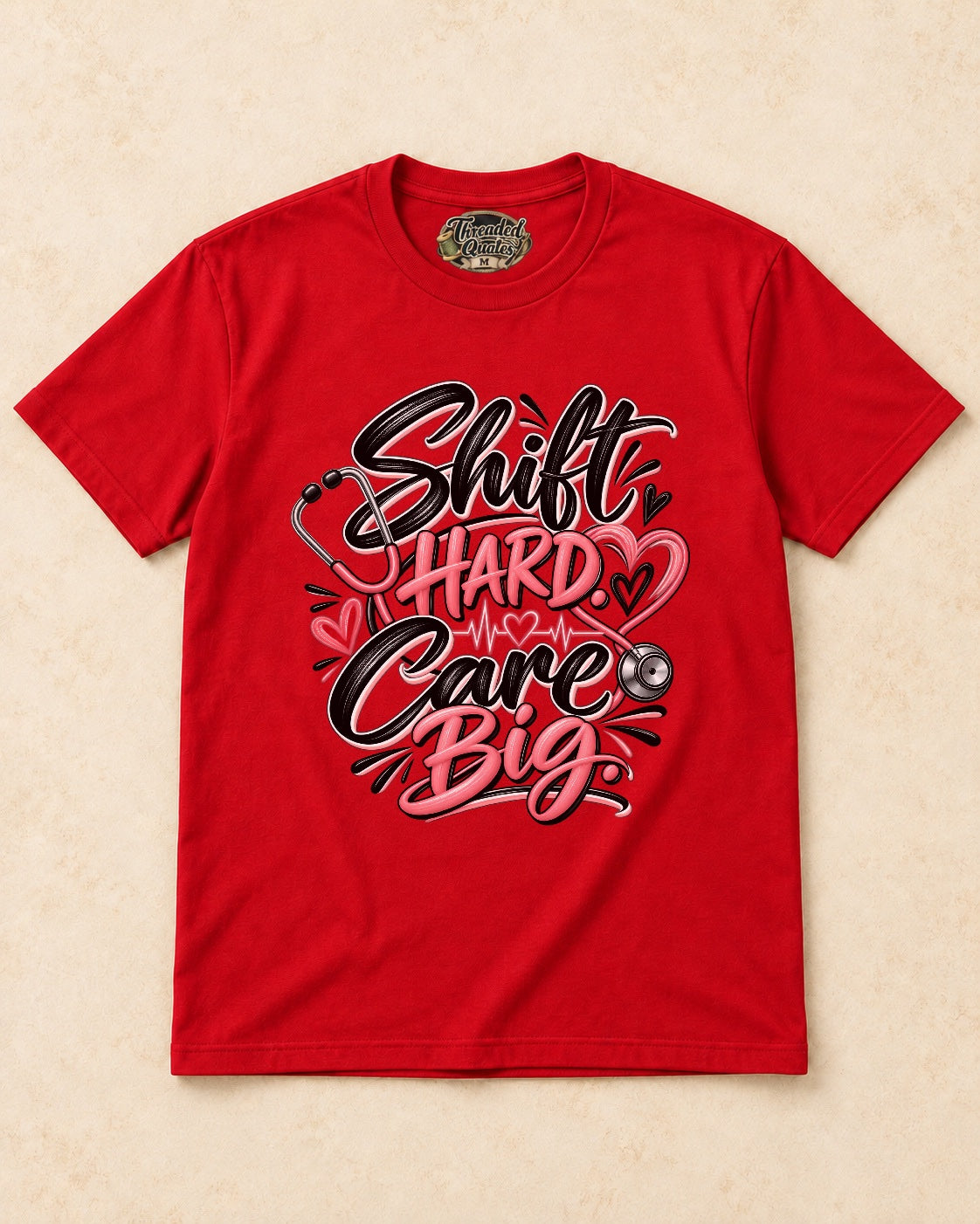 Shirt-only Shift Hard Care Big T-shirt in Red