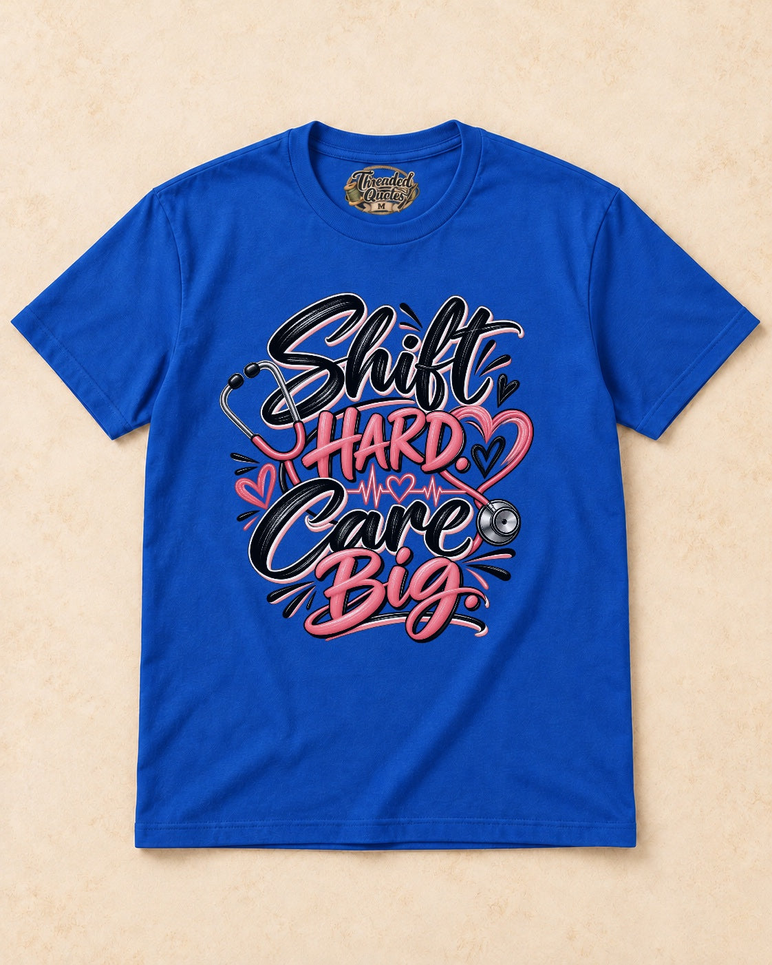 Shirt-only Shift Hard Care Big T-shirt in Royal Blue