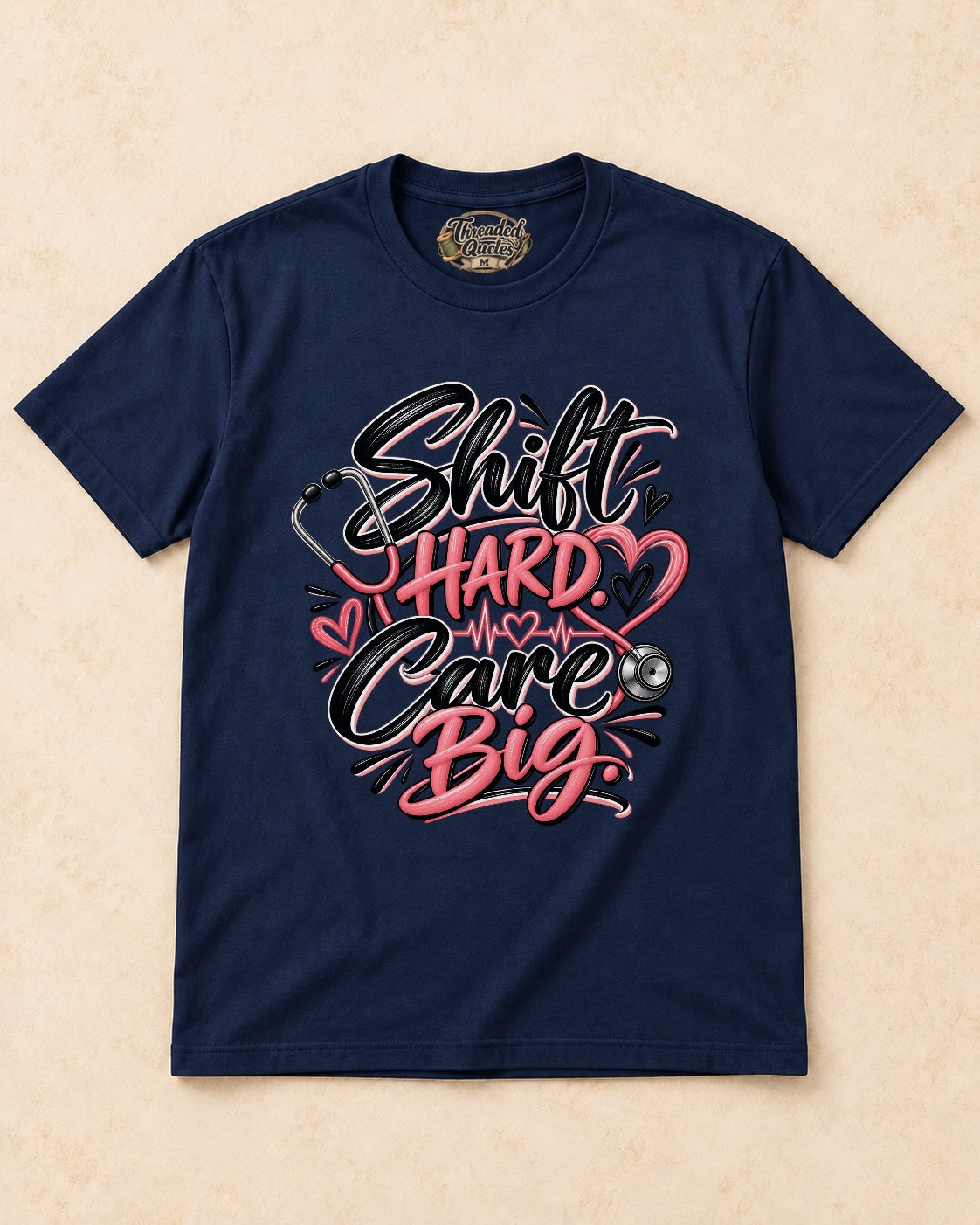Shirt-only Shift Hard Care Big T-shirt in Navy