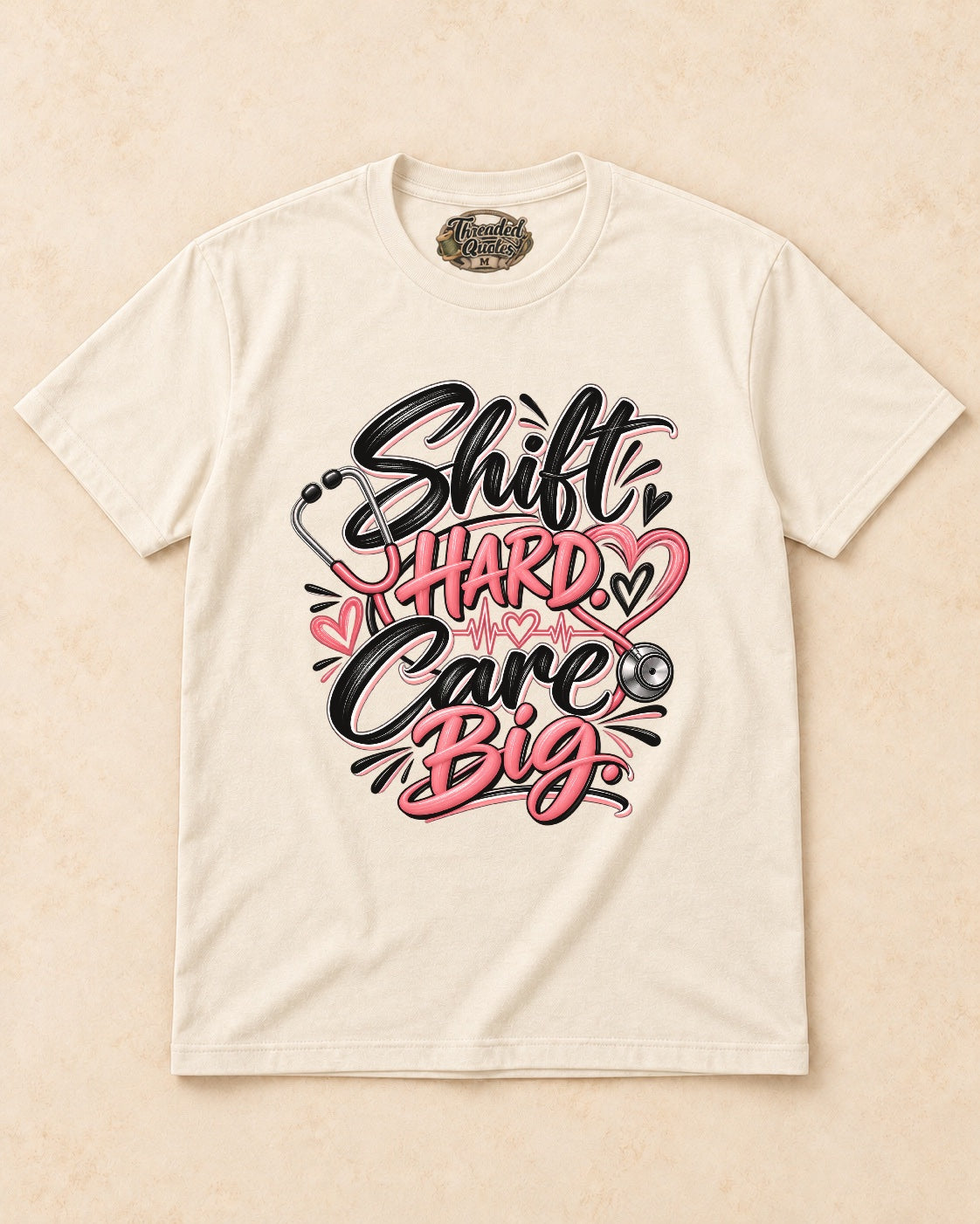 Shirt-only Shift Hard Care Big T-shirt in Natural