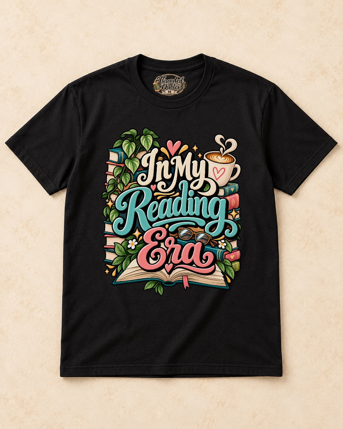 Shirt-only In My Reading Era T-shirt in Black