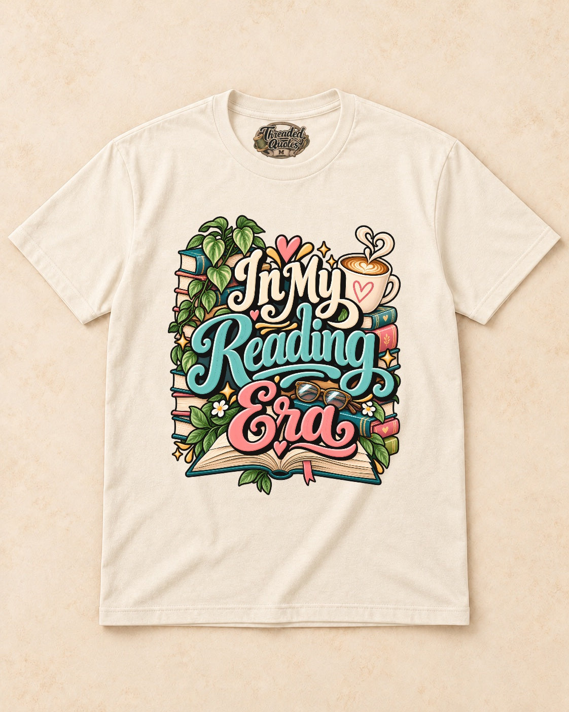 Shirt-only In My Reading Era T-shirt in Natural