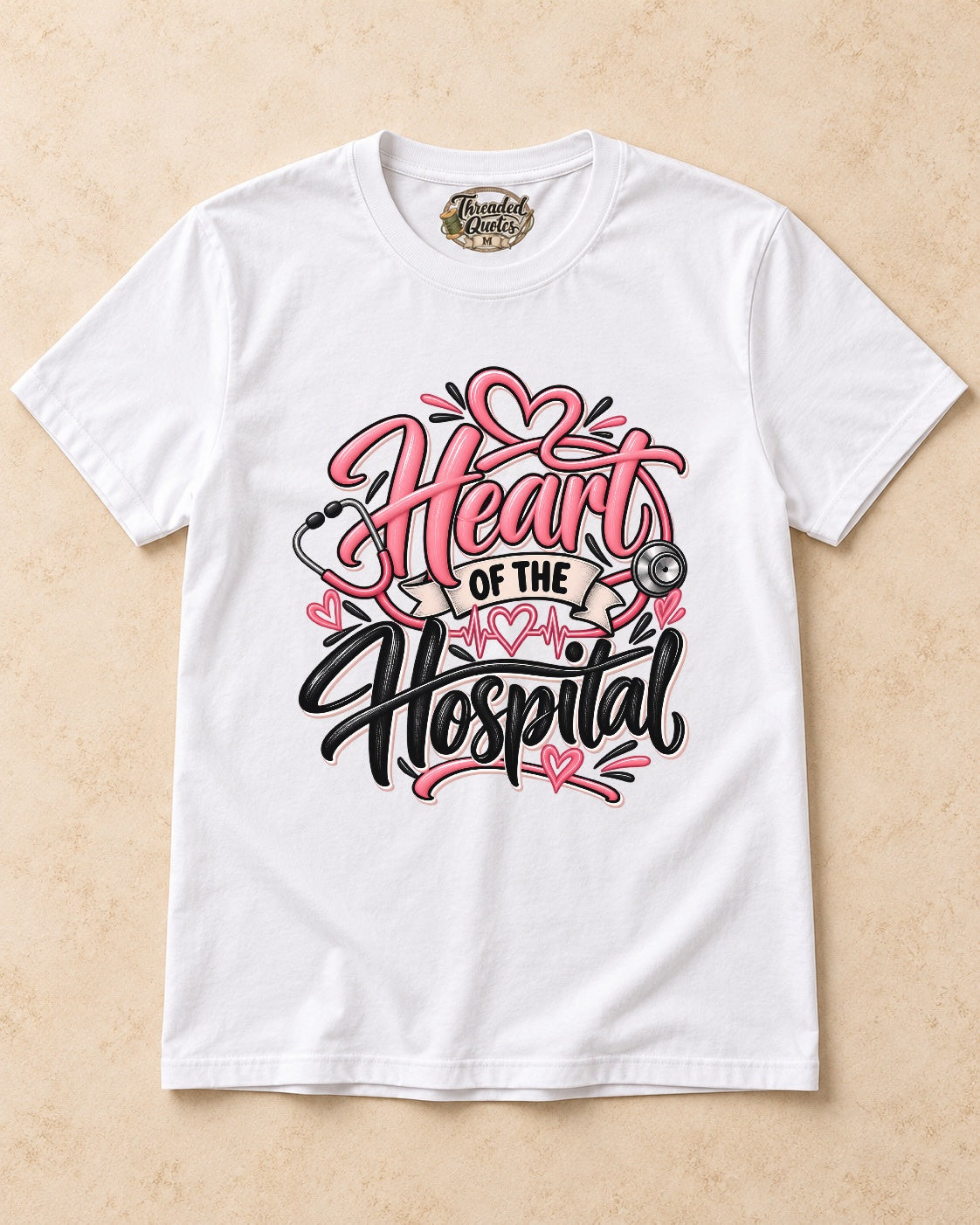 Shirt-only Heart Of The Hospital T-shirt in White