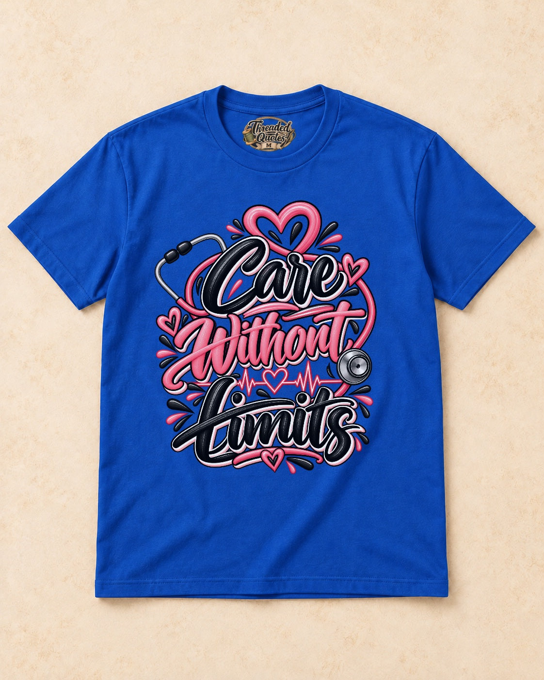 Shirt-only Care Without Limits T-shirt in Royal Blue