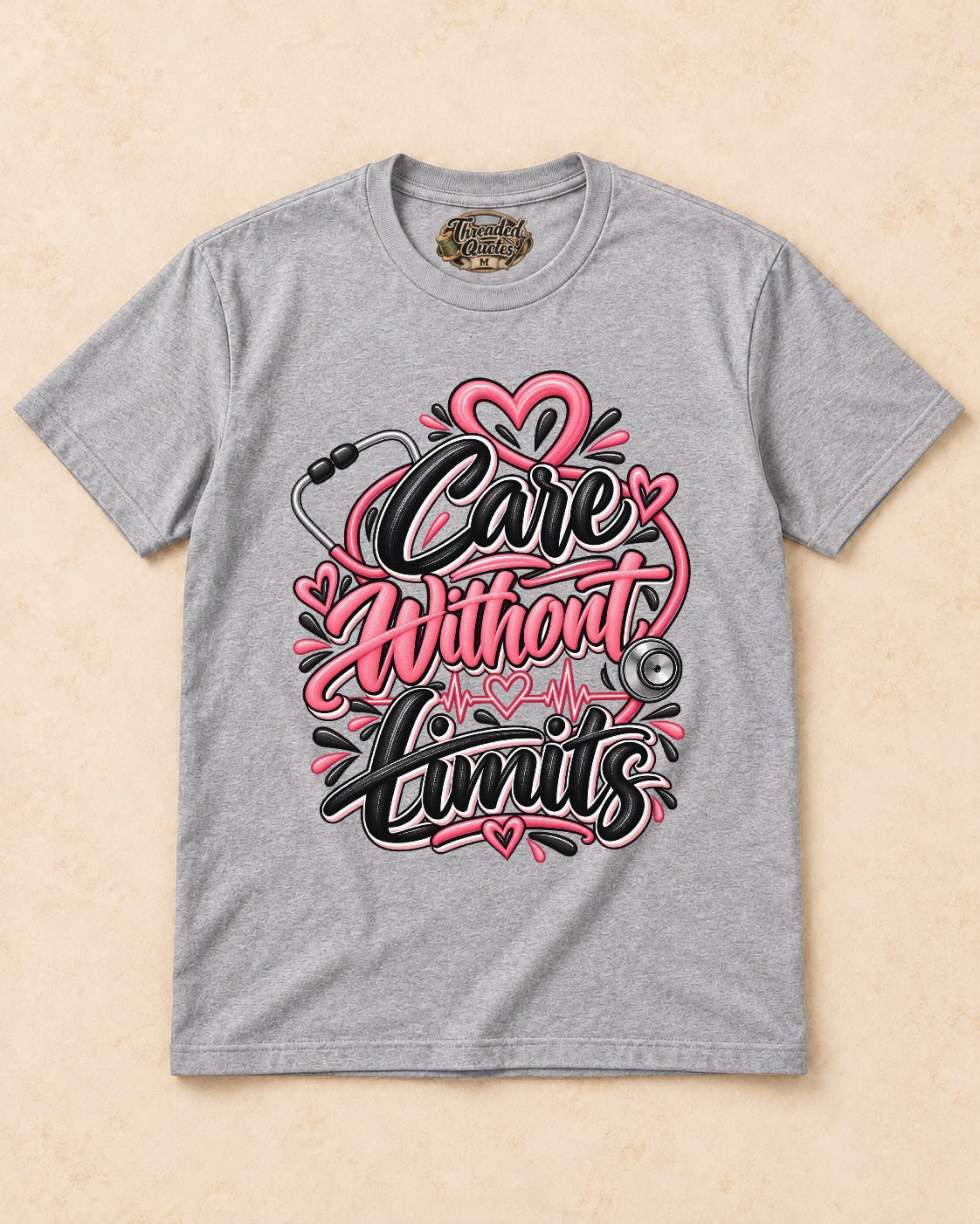 Shirt-only Care Without Limits T-shirt in Sport Grey