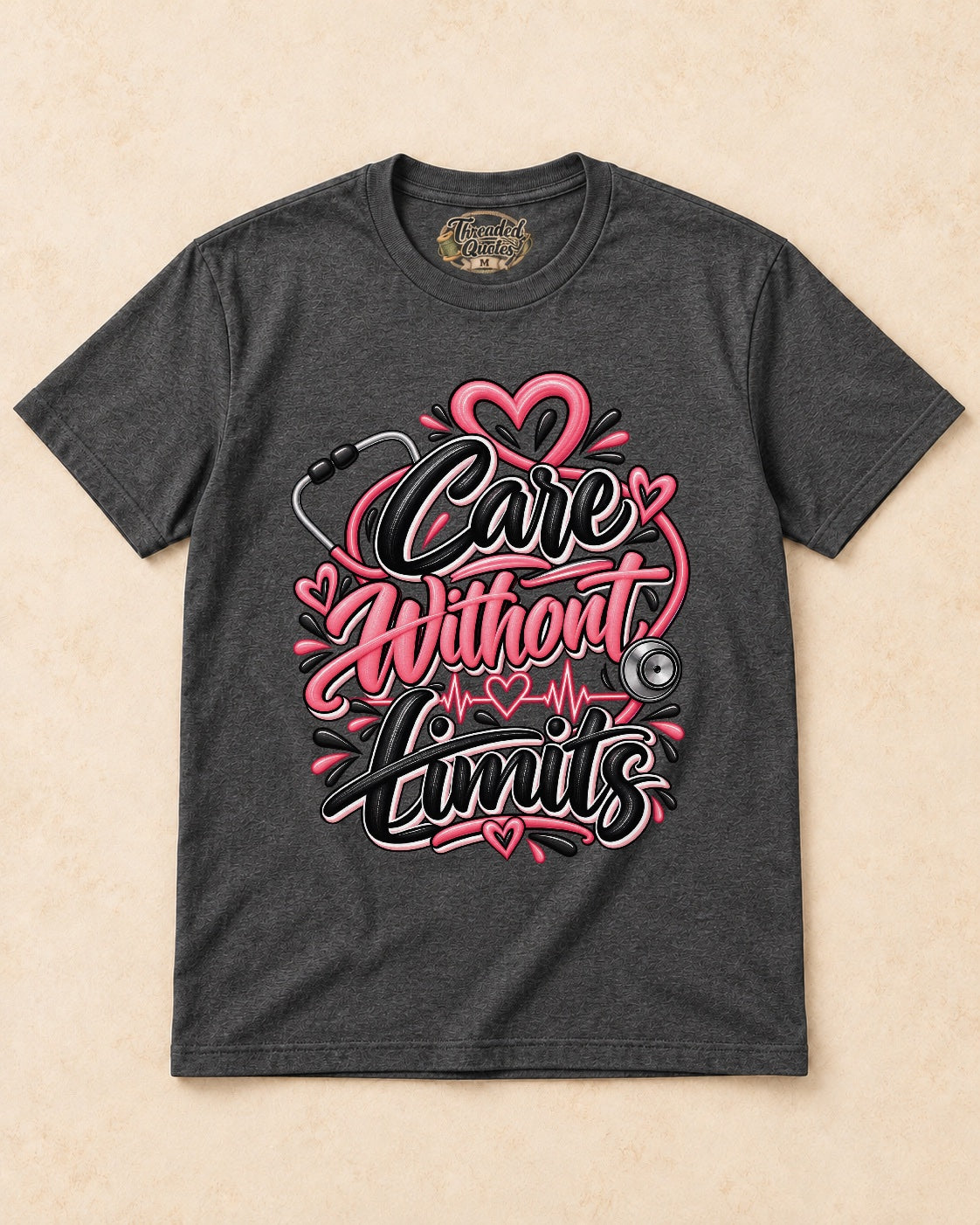 Shirt-only Care Without Limits T-shirt in Dark Heather