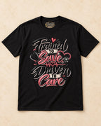 Shirt-only Trained To Save Driven To Care T-shirt in Black