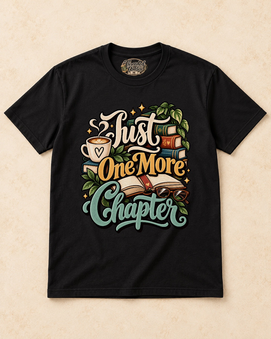 Shirt-only Just One More Chapter T-shirt in Black
