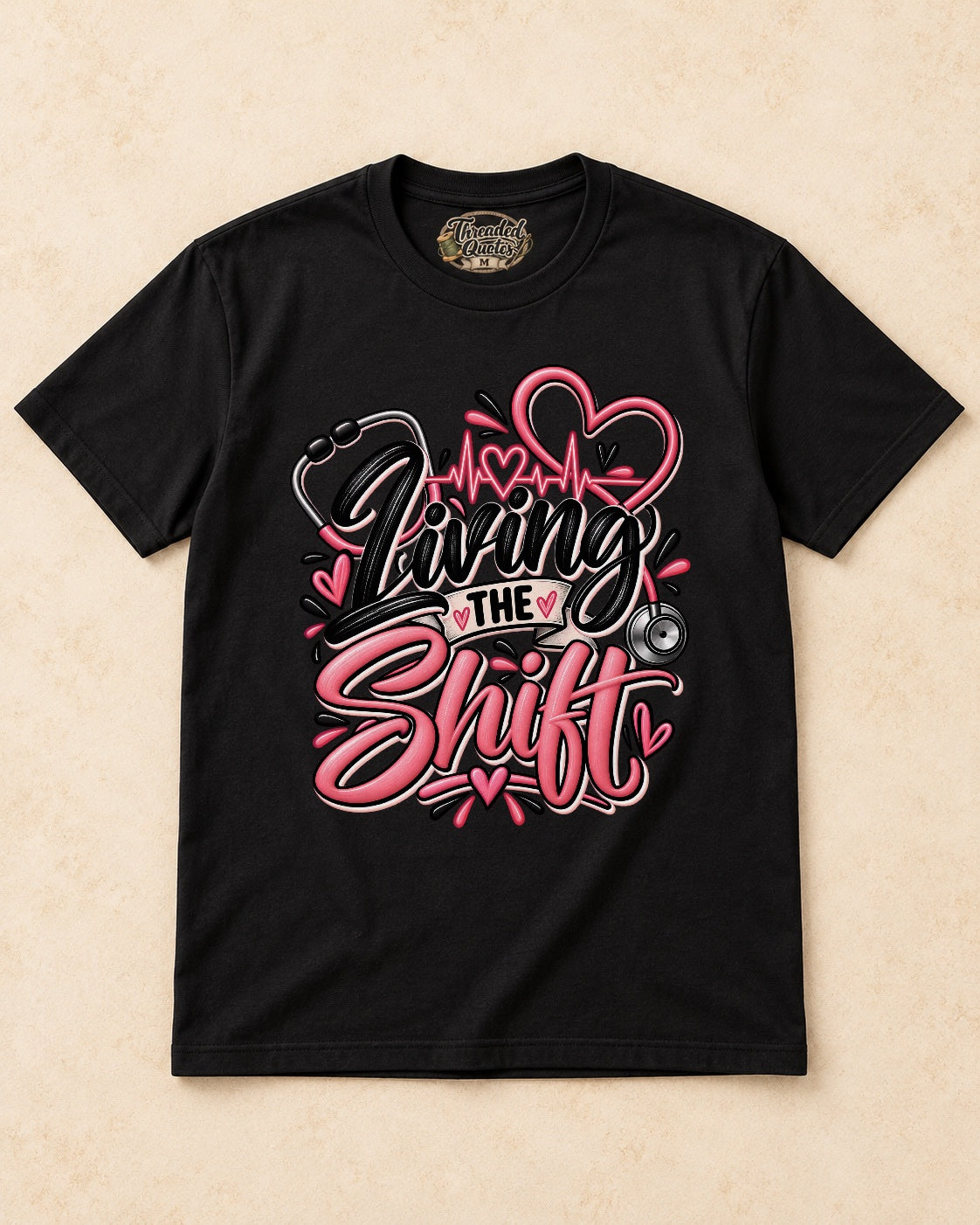 Shirt-only Living The Shift T-shirt in Black