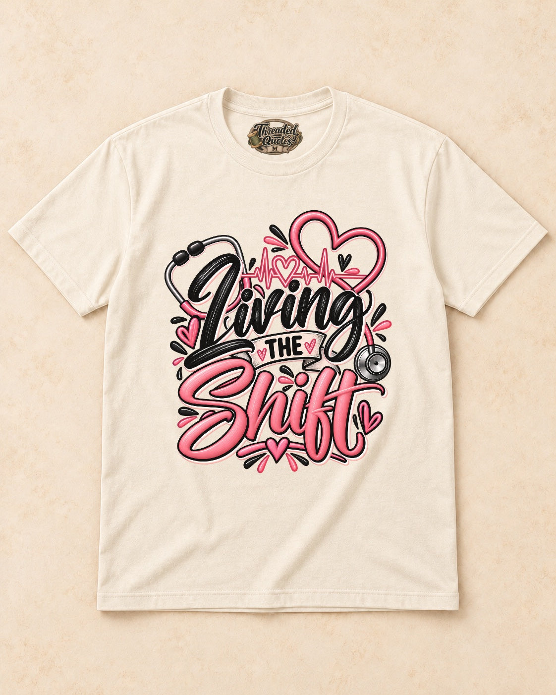 Shirt-only Living The Shift T-shirt in Natural