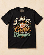 Shirt-only Fueled By Coffee And Kindness T-shirt in Black