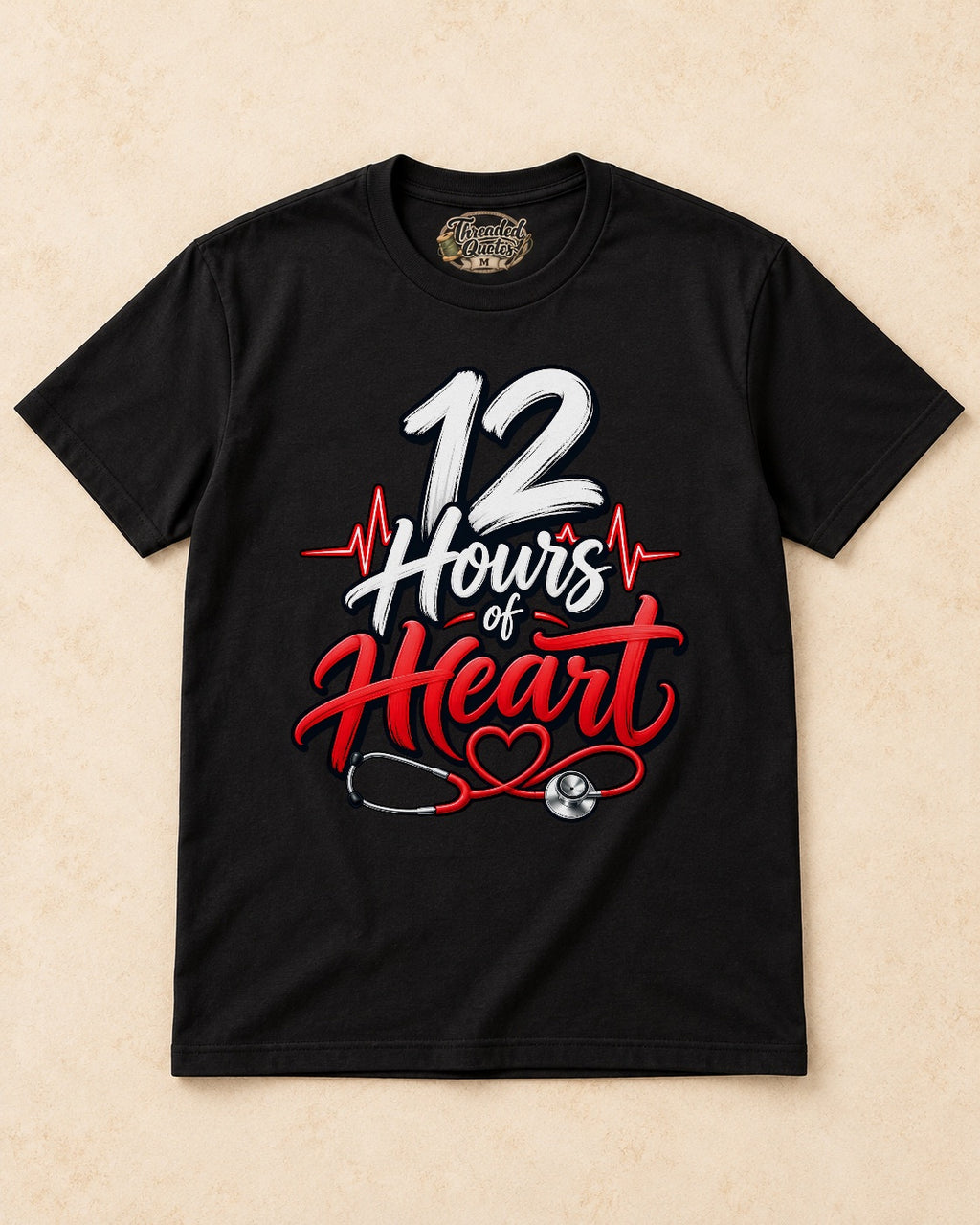 Shirt-only 12 Hours of Heart T-shirt in Black