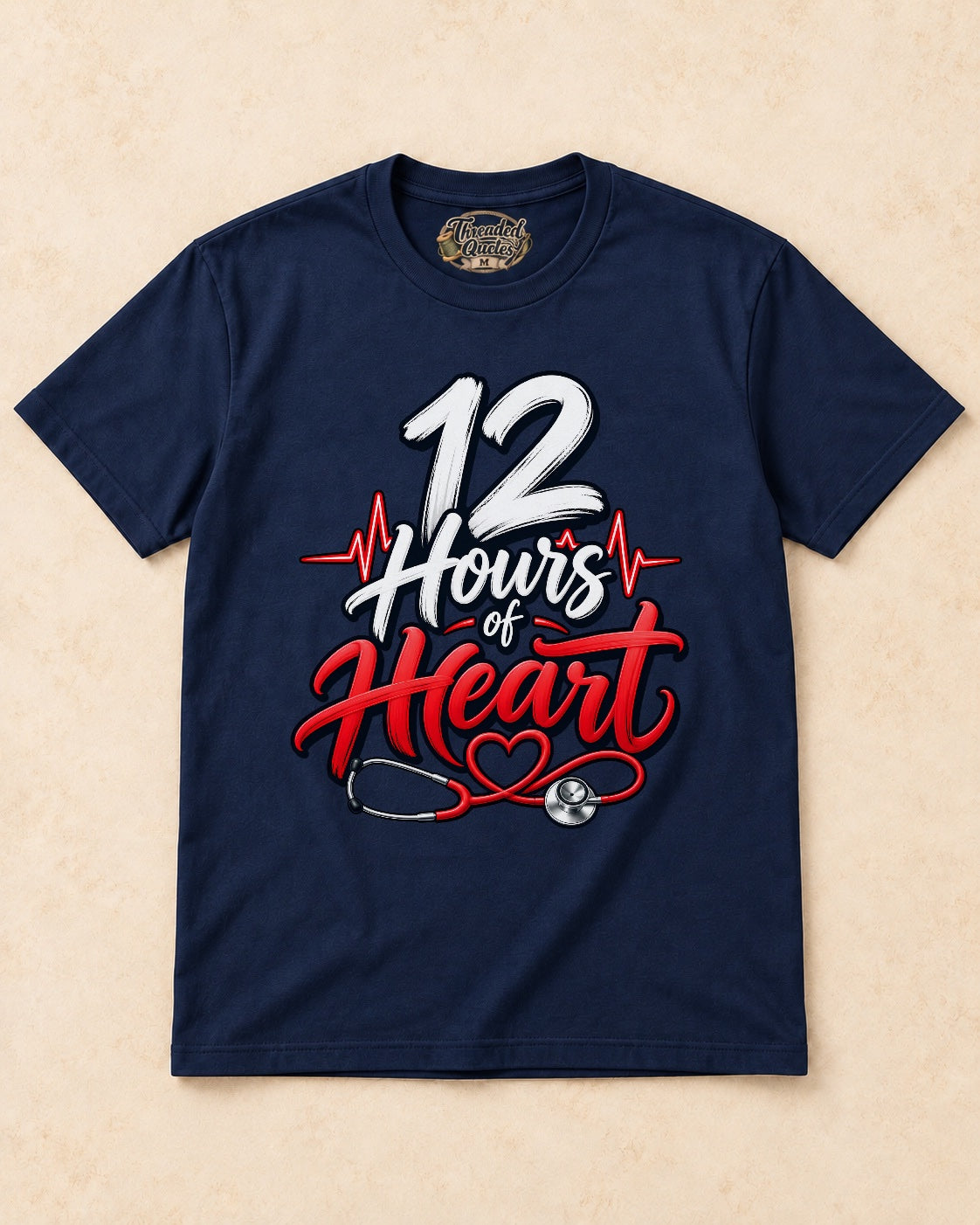 Shirt-only 12 Hours of Heart T-shirt in Navy